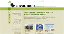 Desktop Screenshot of local1000.org