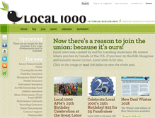 Tablet Screenshot of local1000.org